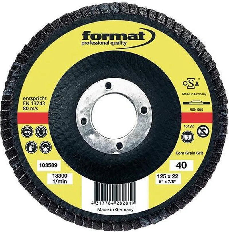 Lamellenschijf Glasweefsel K80, recht 115mm FORMAT de FORMAT – image du produit