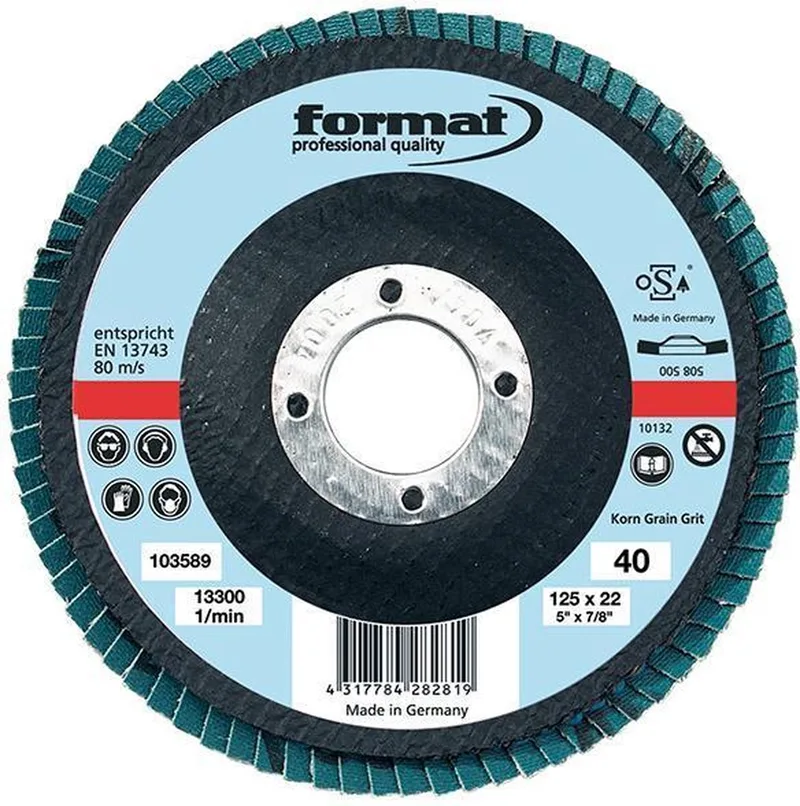 Lamellenschijf Kunstharsverbinding K80, gewelfd 115mm FORMAT by FORMAT – product image