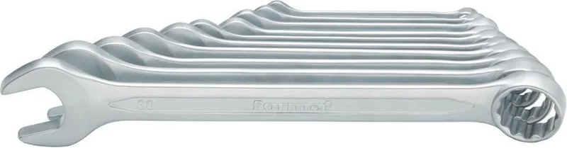 Ringsteeksleutel Vanadium staal DIN 3113/vorm A 10-30mm 10-delig FORMAT by FORMAT – product image