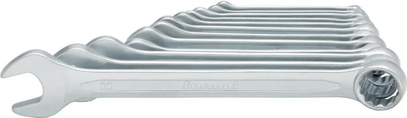 Ringsteeksleutel Vanadium staal DIN 3113/vorm A 6-22mm 12-delig FORMAT by FORMAT – product image