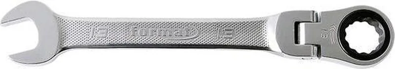 Scharnier-ratelsleutel 13mm FORMAT von FORMAT, Chrom – Produktbild
