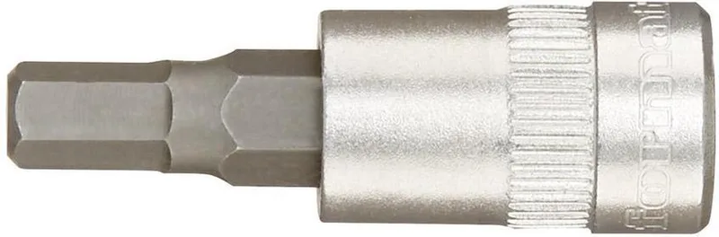 "Schroevendraaier-dopsleutel voor binnenzeskantschroeven CV-staal 1/4"", 4x36mm" by FORMAT, Silver – product image
