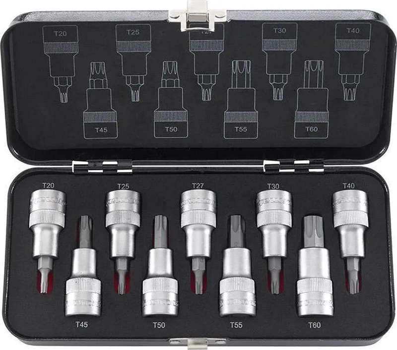 Schroevendraaier-dopsleutelset 1/2 inch 9-delig by FORMAT – product image