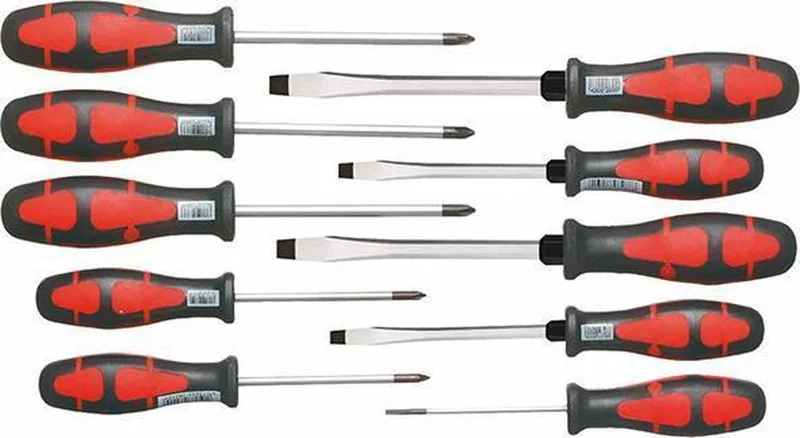Schroevendraaierset Speciaal staal 10-delig FORMAT by FORMAT, Red – product image