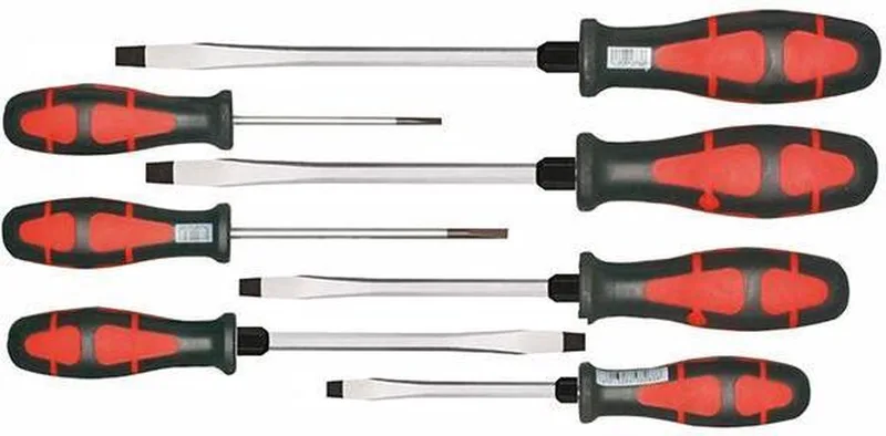 Schroevendraaierset Speciaal staal 7-delig FORMAT de FORMAT, Rouge – image du produit