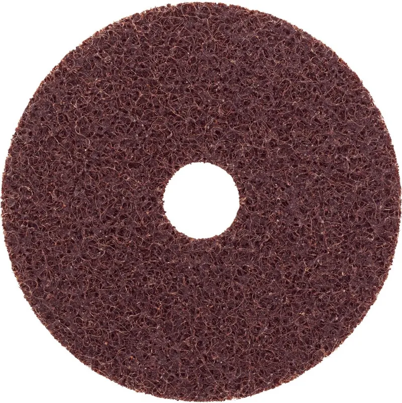 Schuurschijf klittenband vlies 115mm middel rood FORMAT de FORMAT – image du produit