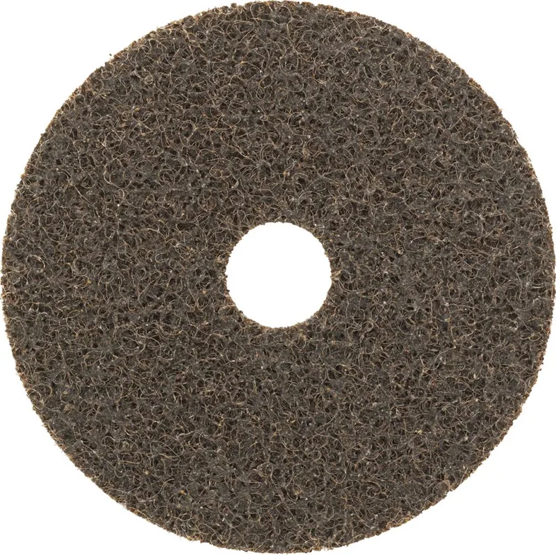 Schuurschijf klittenband vlies 125mm grof bruin FORMAT by FORMAT – product image