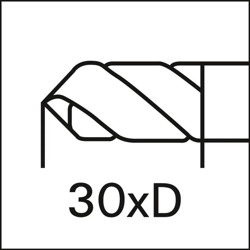 Spiraalboor VHM 2,7mm 30xD IK HA SUPRA FORMAT von FORMAT – Produktbild