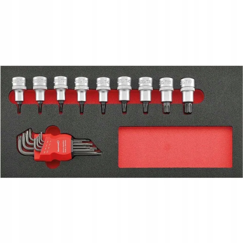 Torx Bitset 1/2" - 10 delig - Werkplaatswaardig van FORMAT – productafbeelding