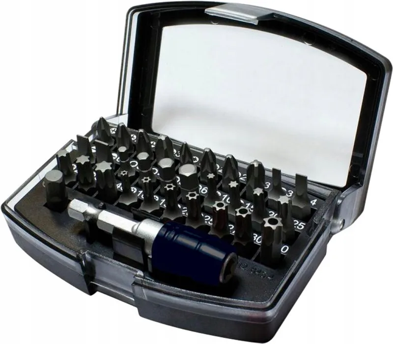 Fortis 32-delige Bitset: Platte, Kruis, Torx & Hex Bits de Fortis – image du produit