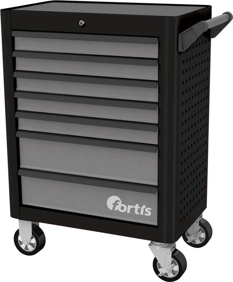 Gereedschapswagen 680x460x1020mm FORTIS de Fortis, Noir – image du produit