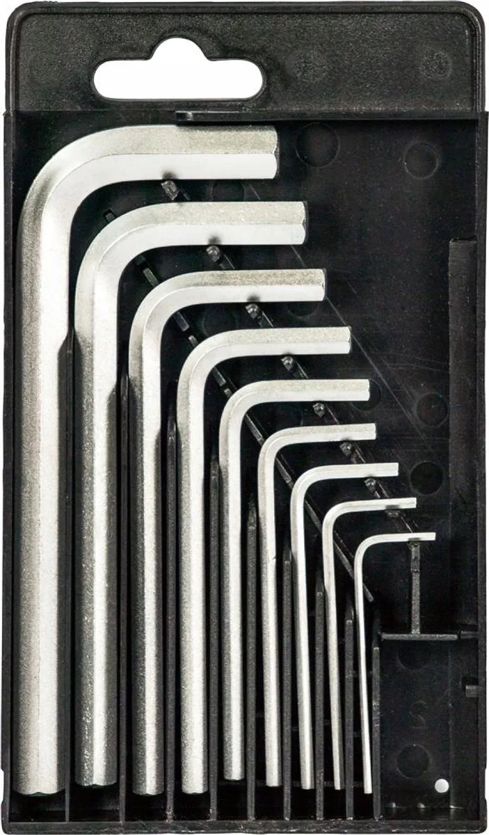 Inbussleutelset 1,5-10mm 9-delig by Fortis – product image