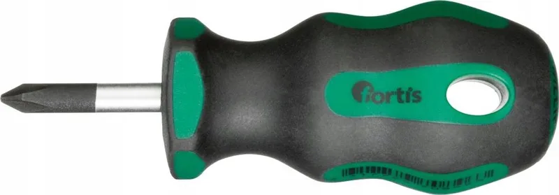 Korte Kruiskopschroevendraaier PH1 x 25mm FORTIS von Fortis – Produktbild