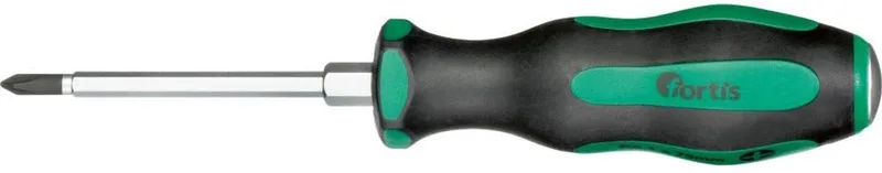 Merkloze Klop-schroevendraaier PH1 x 75mm, Chroom-Vanadium Staal de Fortis – image du produit