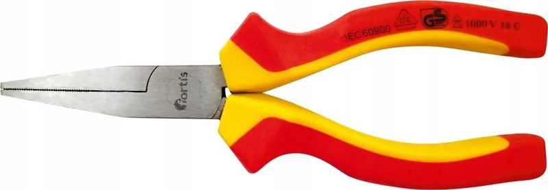 VDE Verlengde Platte Tang 160mm - Geïsoleerd tot 1000V by Fortis – product image