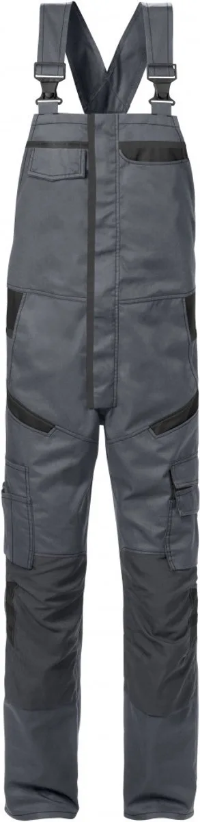 Amerikaanse Overall 1555 Stfp - Grijs/Zwart de Fristads, Gris, Noir, C146 – image du produit