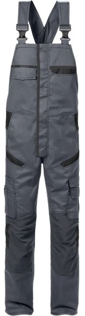 Amerikaanse Overall 1555 Stfp - Grijs/Zwart de Fristads, Gris, Noir, C56 – image du produit