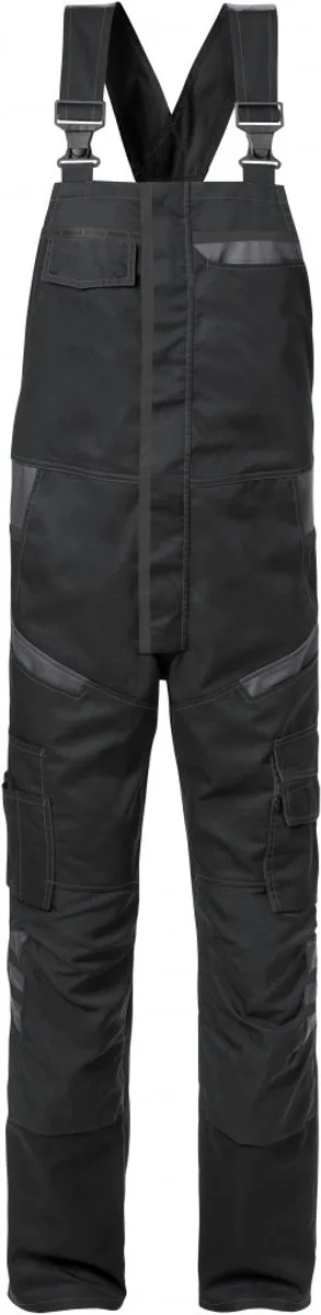Amerikaanse Overall 1555 Stfp - Zwart/Grijs de Fristads, Noir, Gris, C154 – image du produit