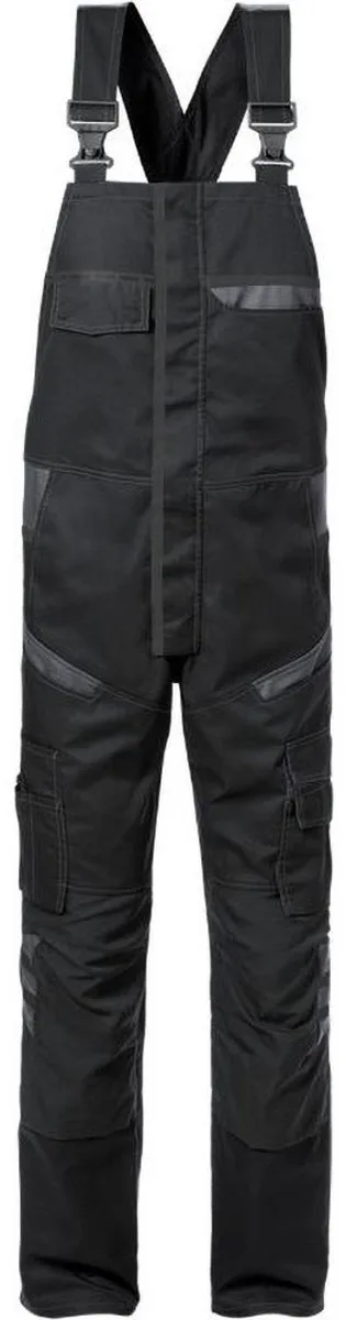 Amerikaanse Overall 1555 Stfp - Zwart/Grijs von Fristads, Schwarz, Grau, C60 – Produktbild