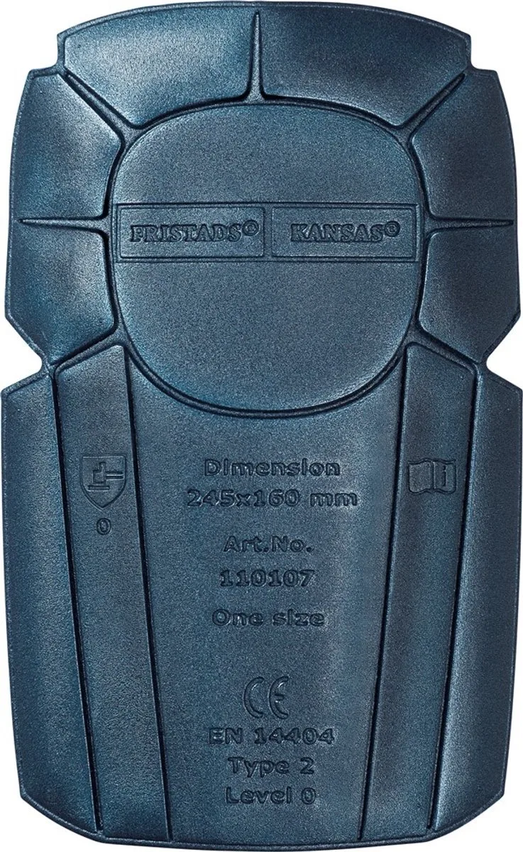 Beenbeschermers - Set van 2 - Kunststof - One Size de Fristads, Gris, Noir – image du produit