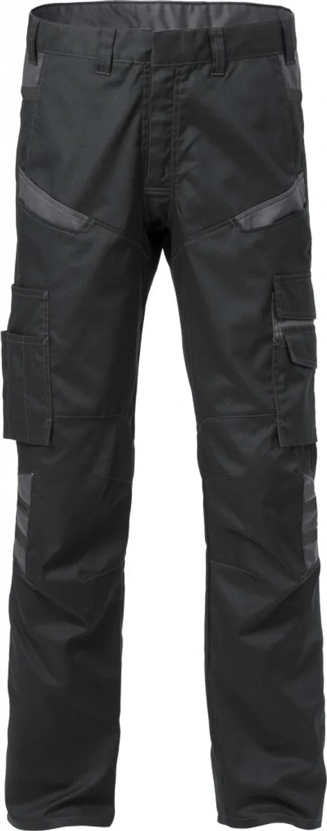 Broek 2552 Stfp - Zwart/Grijs van Fristads, Zwart, Grijs, C56 – productafbeelding