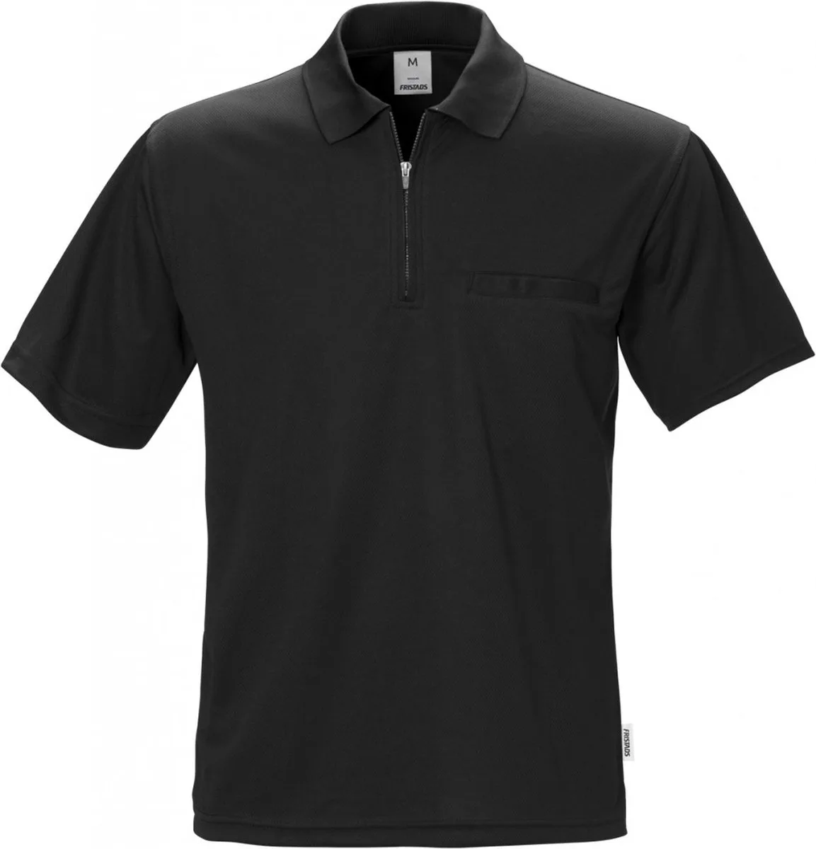 Coolmax® Functioneel Poloshirt 718 Pf - Zwart von Fristads, Schwarz, S – Produktbild