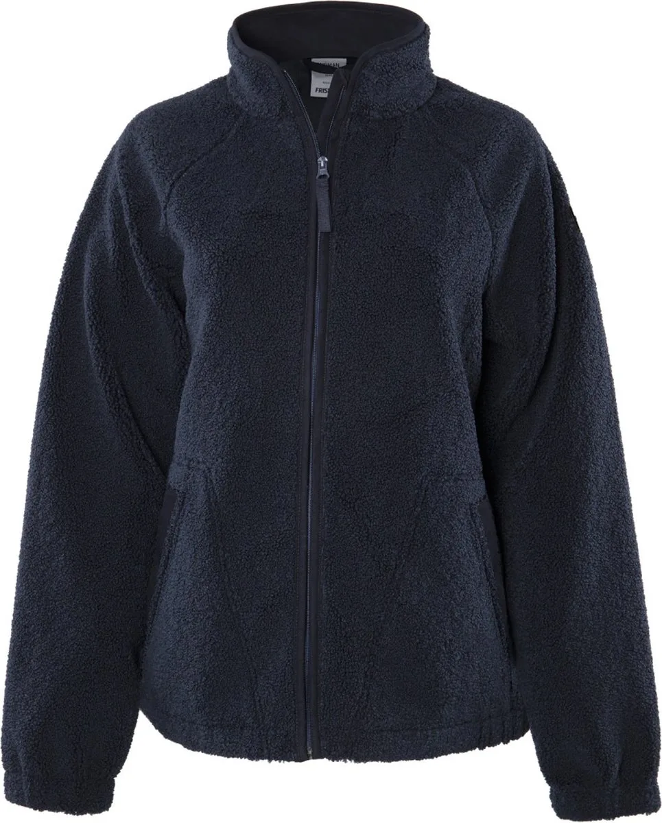Copper fleece jack dames - Donker marineblauw van Fristads, Donker marineblauw, L – productafbeelding