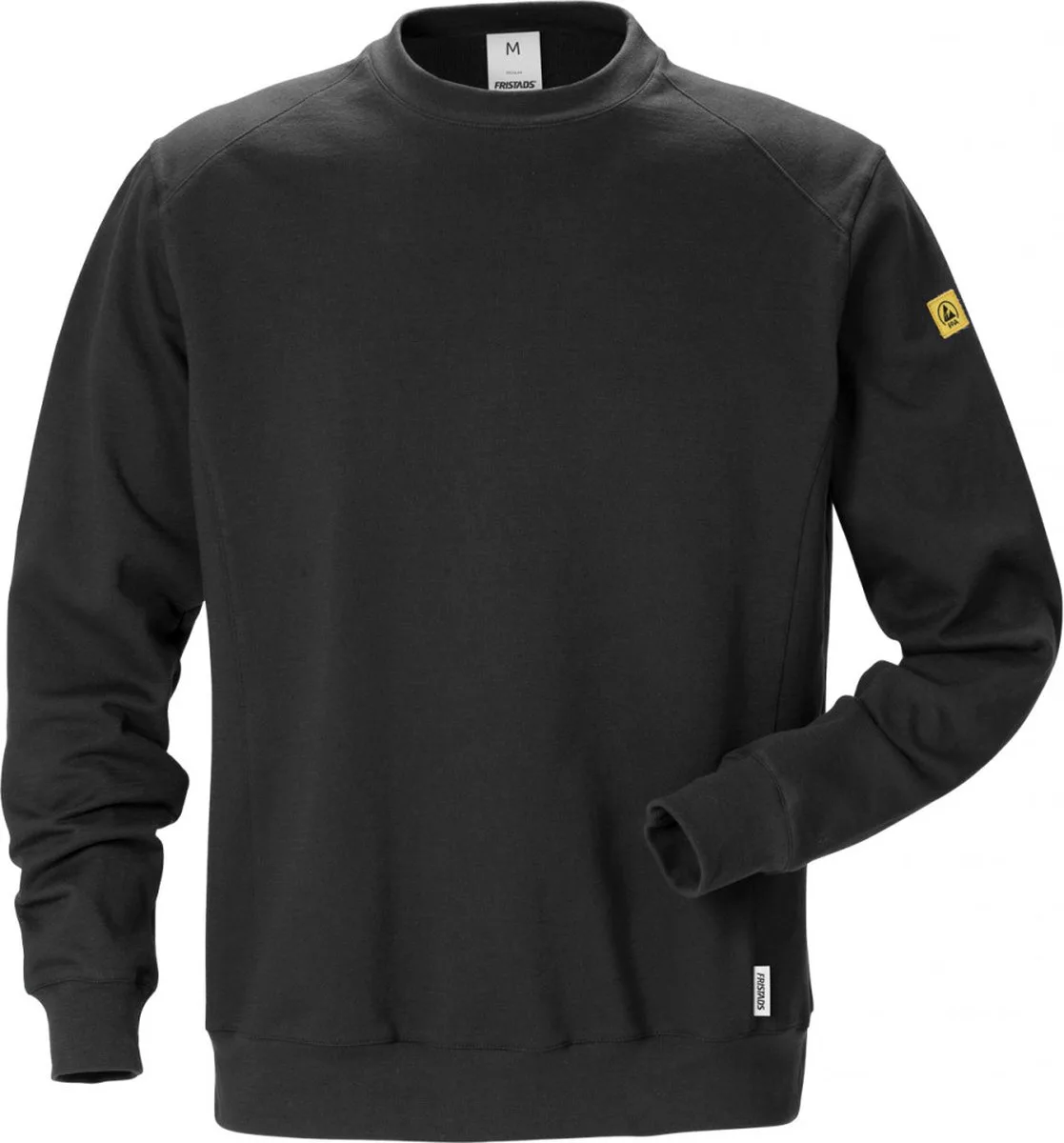 Esd Sweatshirt 7083 Xsm - Zwart van Fristads, Zwart, L – productafbeelding