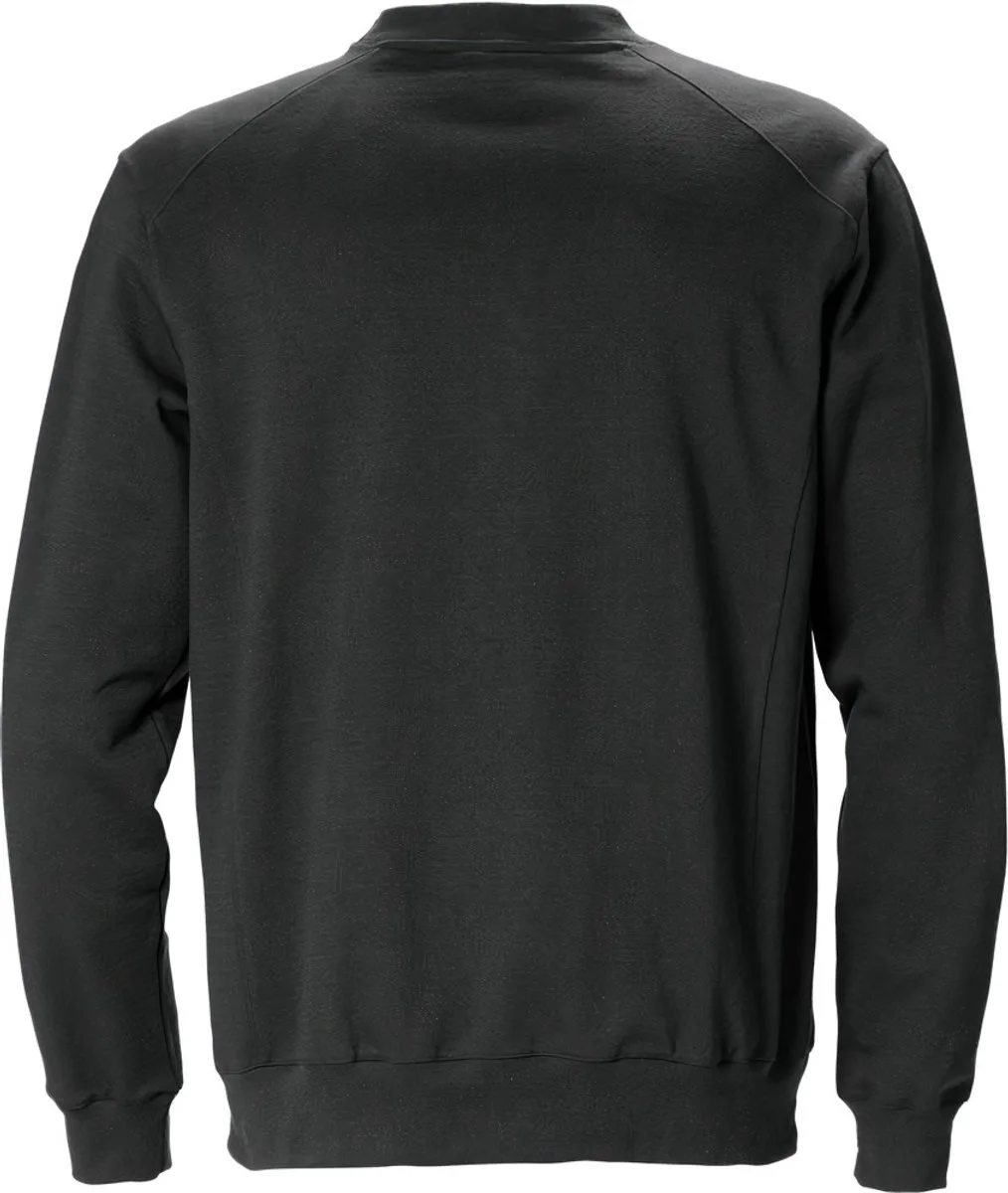 Esd Sweatshirt 7083 Xsm - Zwart von Fristads, Schwarz, XL – Produktbild