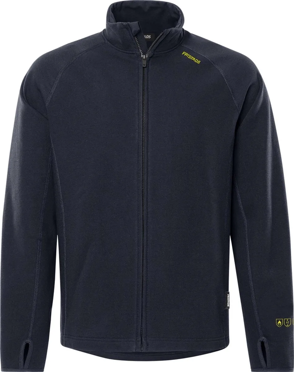 Flamestat sweatjack 7044 MFRN - Donker marineblauw von Fristads, Donker marineblauw, S – Produktbild