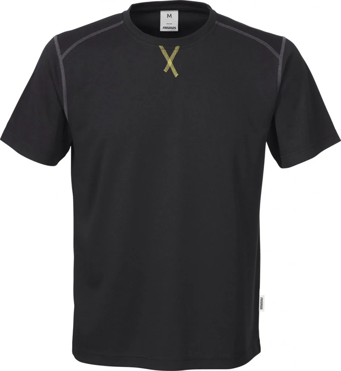 Fristads 37.5® Functioneel T-Shirt 7404 Tcy - Zwart von Fristads, Schwarz, S – Produktbild