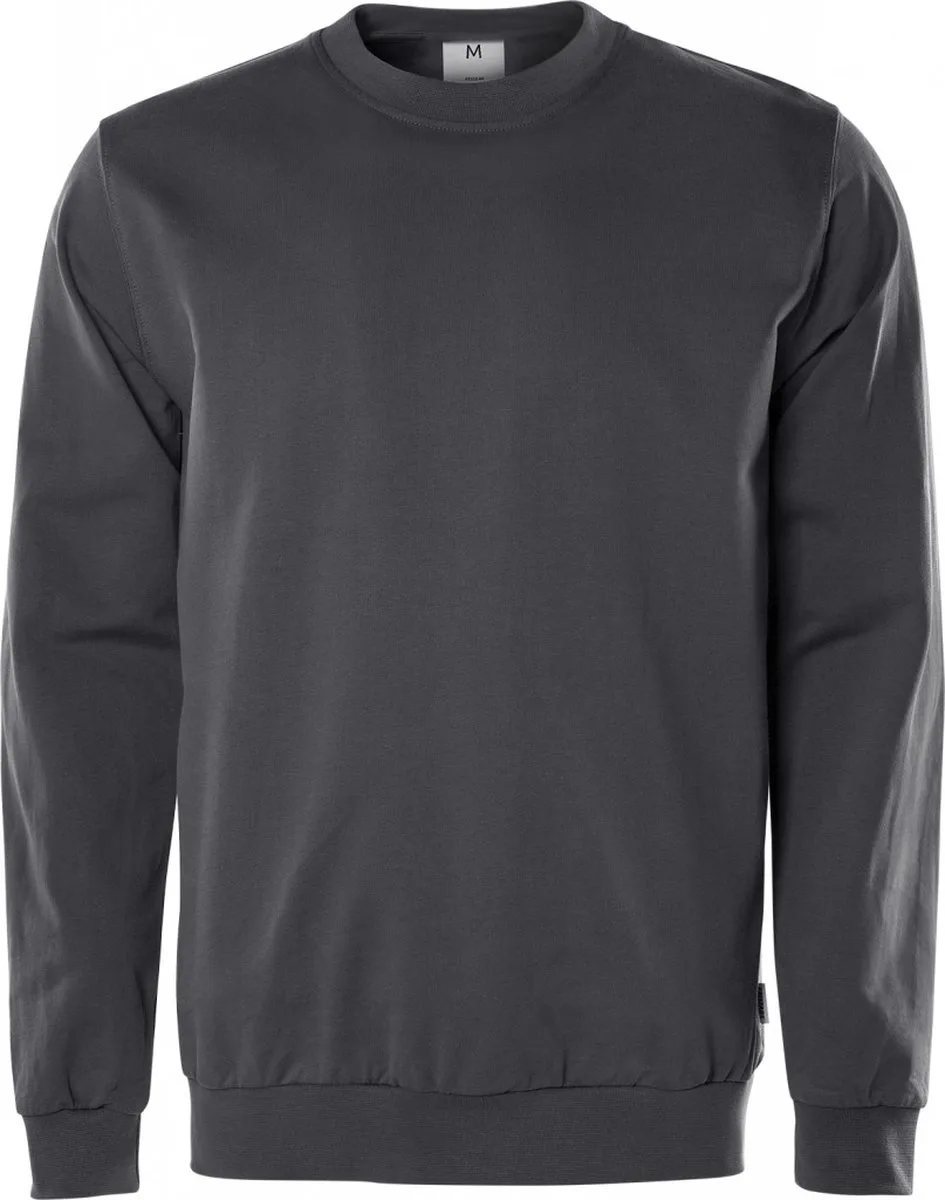 Green Sweatshirt 7989 Gos - Donkergrijs von Fristads, Dunkelgrau, 4XL – Produktbild