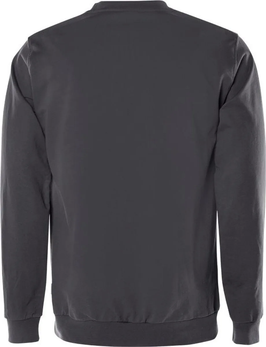 Green Sweatshirt 7989 Gos - Donkergrijs fra Fristads, Mørkegrå, XS – produktbillede