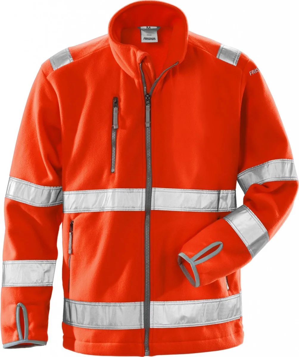 Hi Vis Fleecejack Klasse 3 4400 Fe - Hi-Vis rood von Fristads, Hi-Vis rood, XS – Produktbild