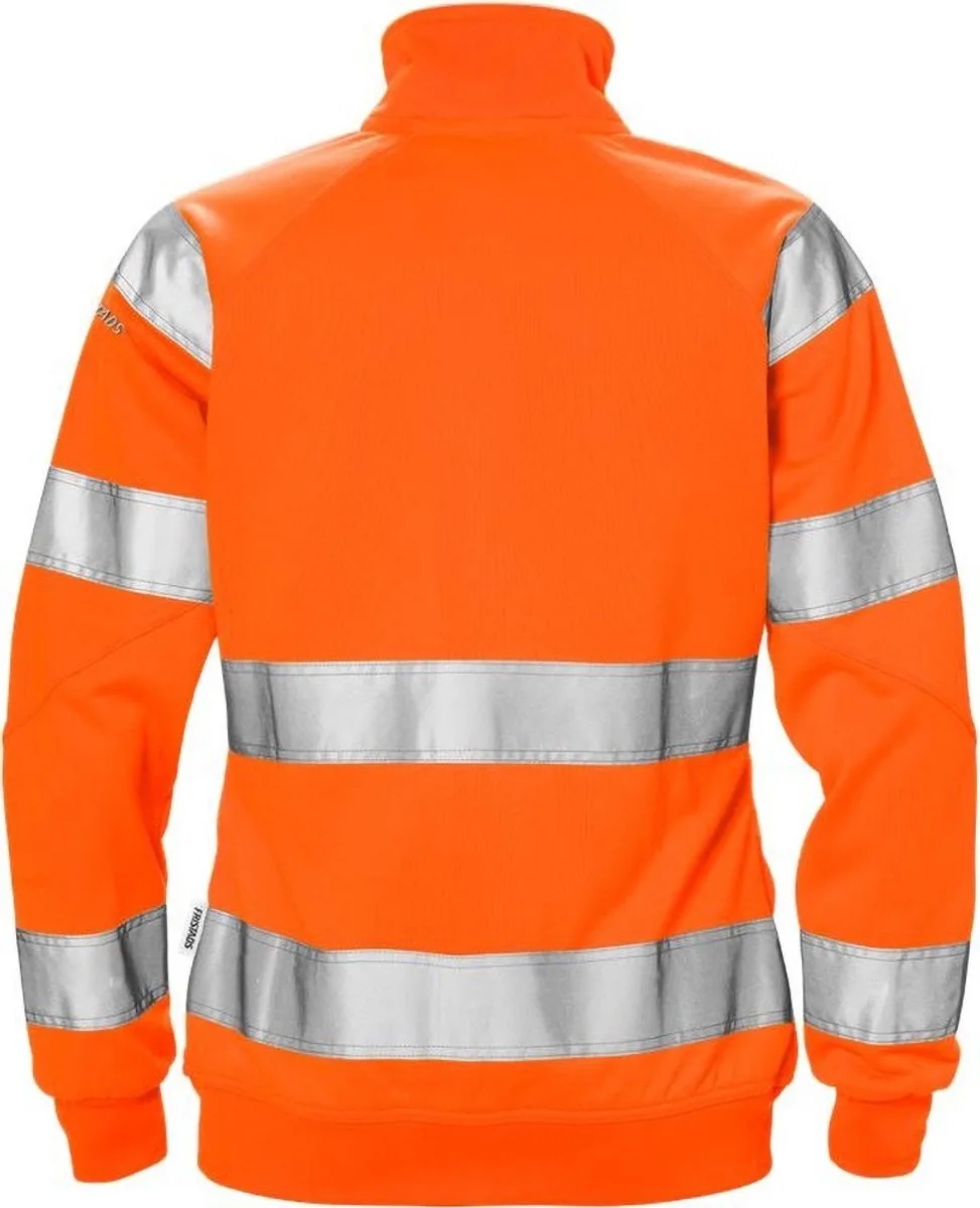 Hi Vis Sweatjack Dames Klasse 3 7427 Shv - Hi-Vis oranje de Fristads, Hi-Vis oranje, L – image du produit