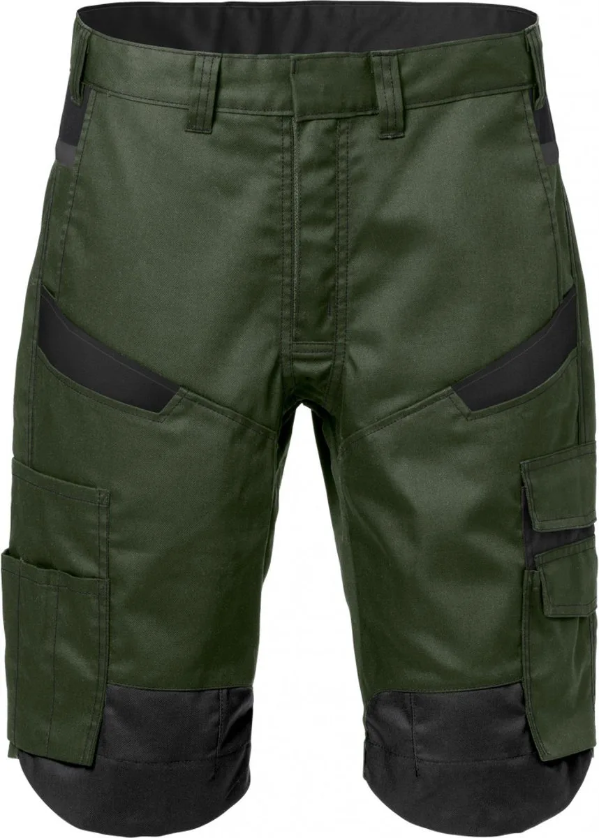 Korte Broek 2562 Stfp - Legergroen/zwart van Fristads, Legergroen, Zwart, C44 – productafbeelding