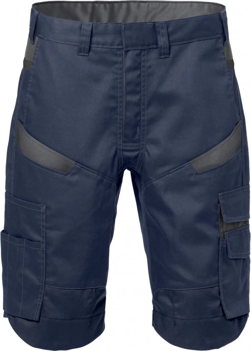 Korte Broek 2562 Stfp - Marineblauw/Grijs fra Fristads, Marineblauw, Grå, C46 – produktbillede