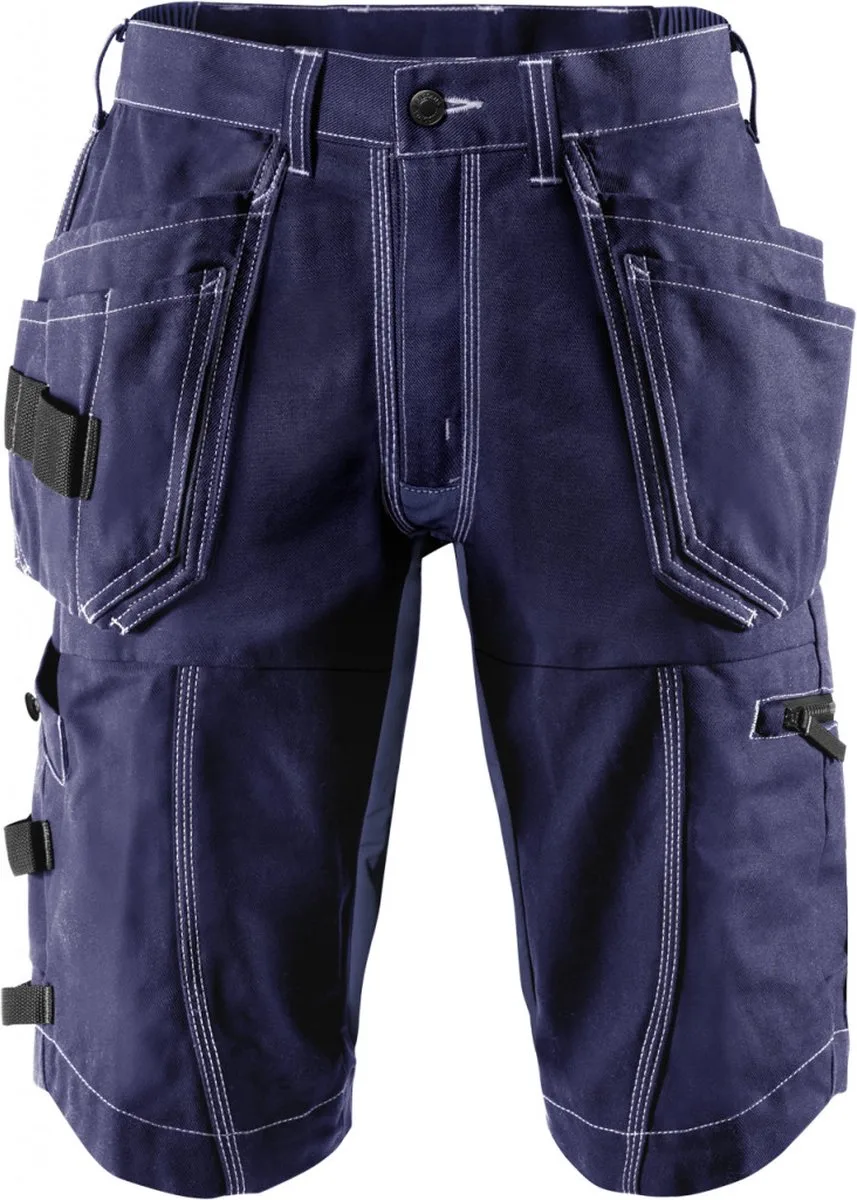 Korte Stretchbroek 2607 Fasg - Blauw van Fristads, Blauw, C56 – productafbeelding