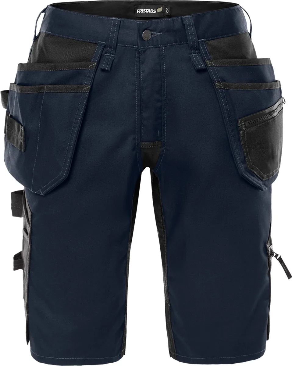 Korte werkbroek stretch dames 2904 GWM - Donker marineblauw von Fristads, Donker marineblauw, 34 – Produktbild