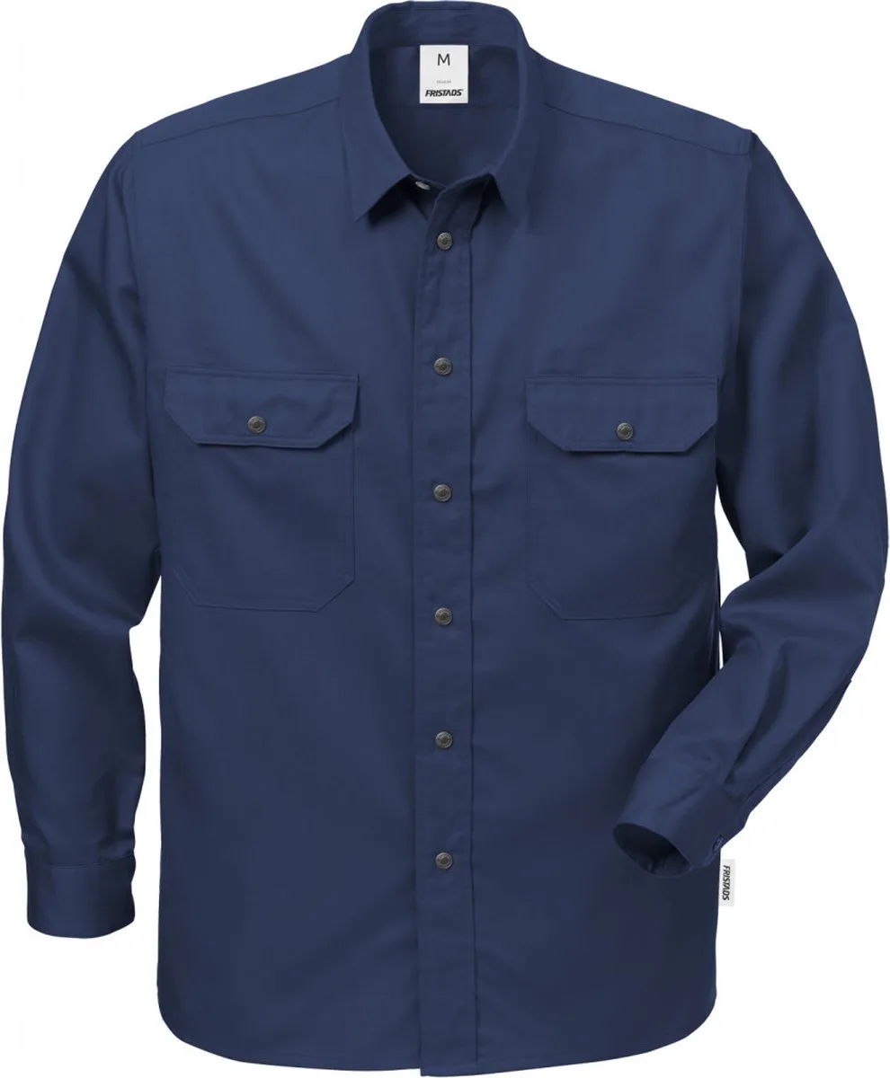Overhemd 720 B60 - Donker marineblauw van Fristads, Marineblauw, S – productafbeelding