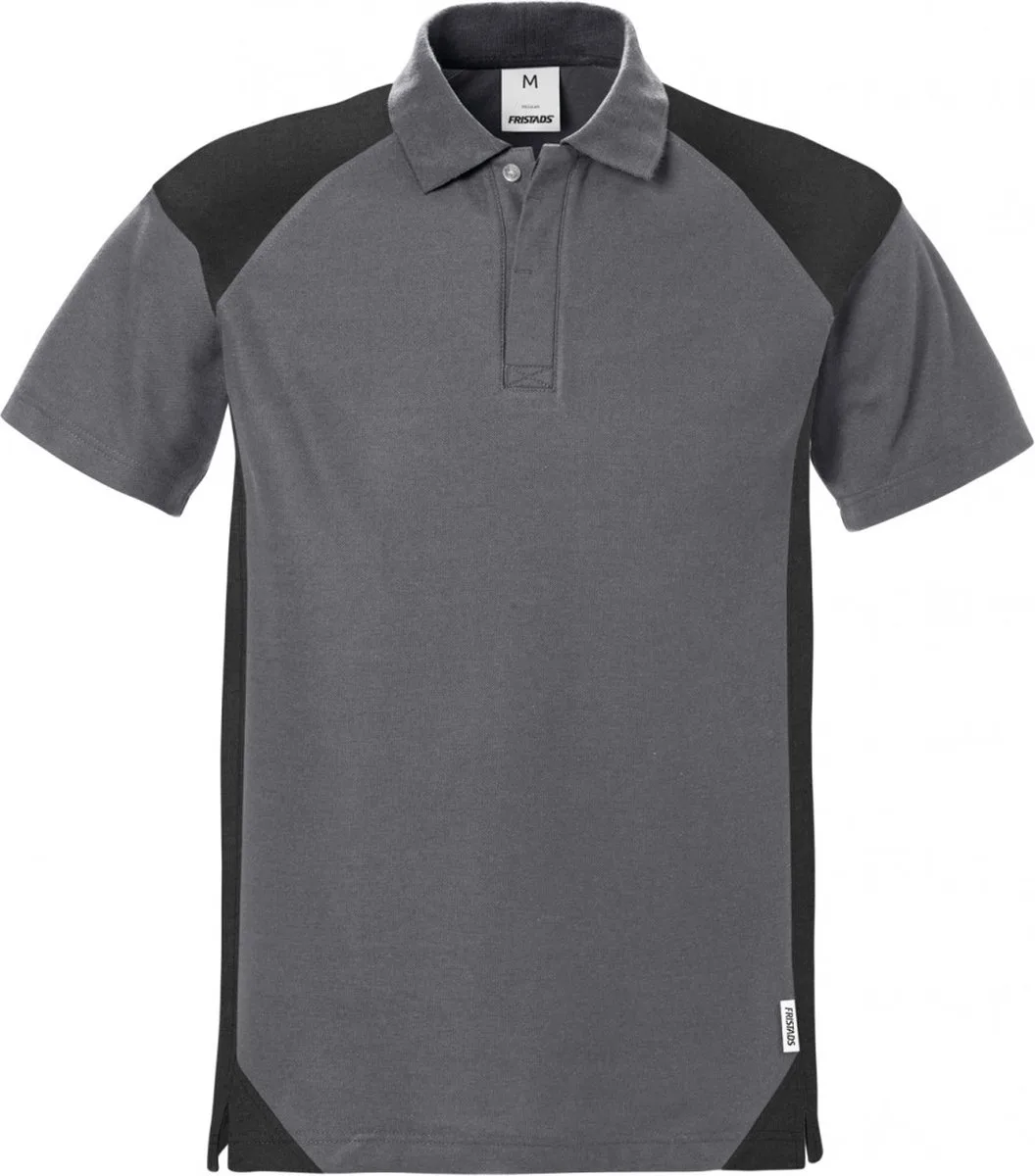 Poloshirt 7047 Phv - Grijs/Zwart de Fristads, Gris, Noir, S – image du produit