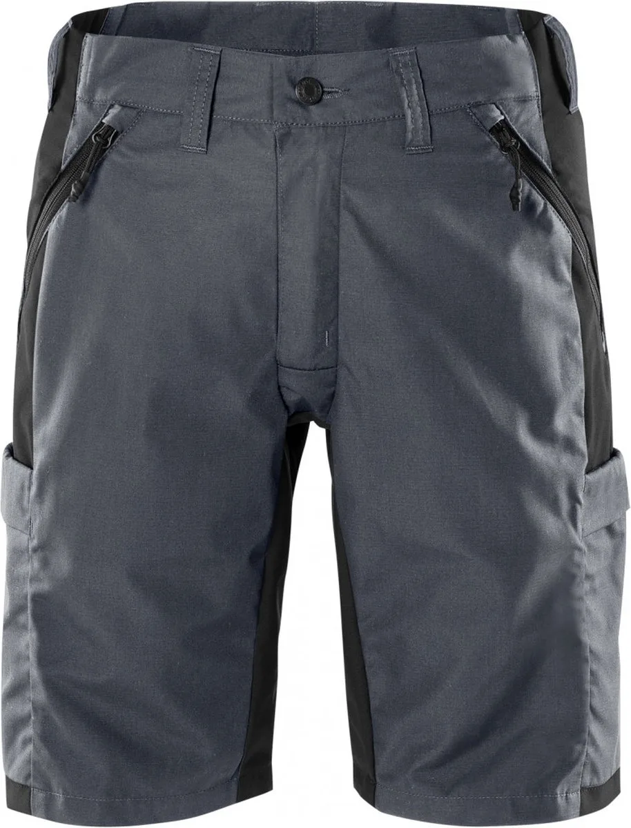 Service Korte Broek Stretch 2543 Lwr - Grijs/Zwart von Fristads, Grau, Schwarz, C48 – Produktbild