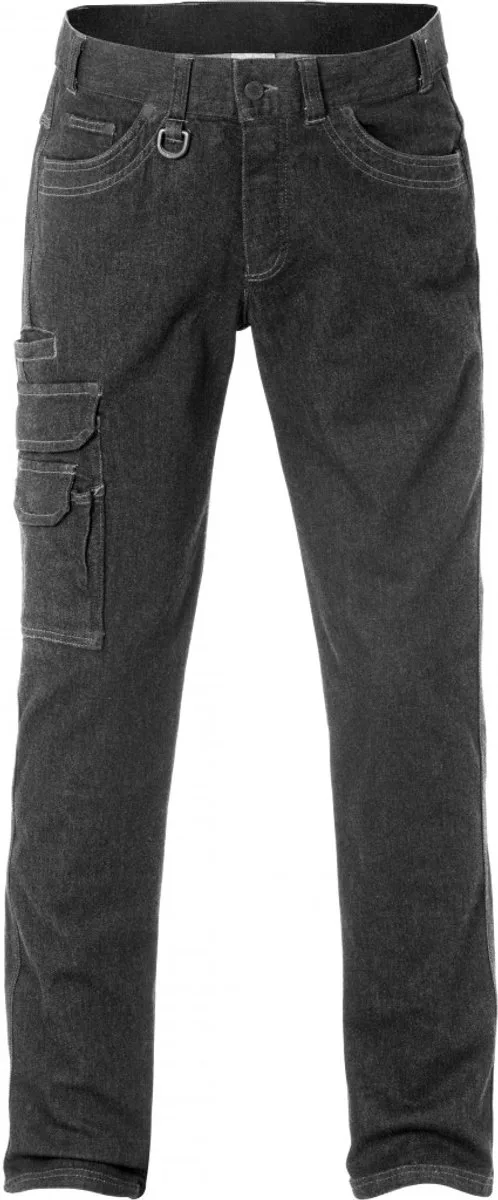 Servicebroek Denimstretch 2501 Dcs - Zwart fra Fristads, Sort, C50 – produktbillede
