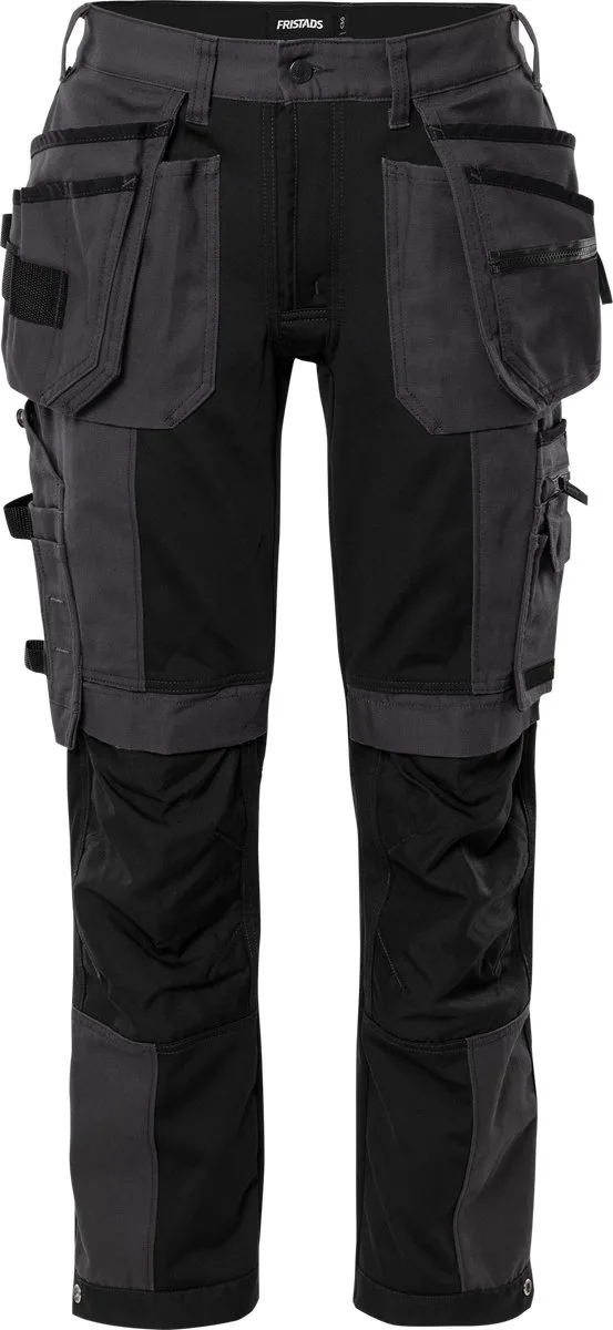 Stretch werkbroek 2530 GCYD - Grijs/Zwart von Fristads, Grau, Schwarz, C152 – Produktbild