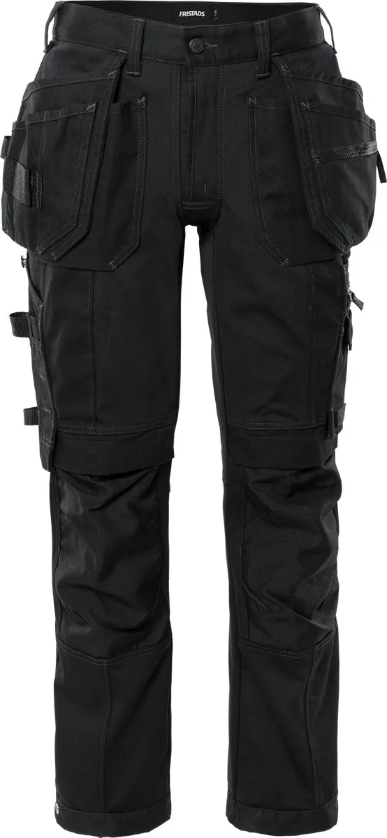 Stretch werkbroek 2530 GCYD - Zwart fra Fristads, Sort, D96 – produktbillede