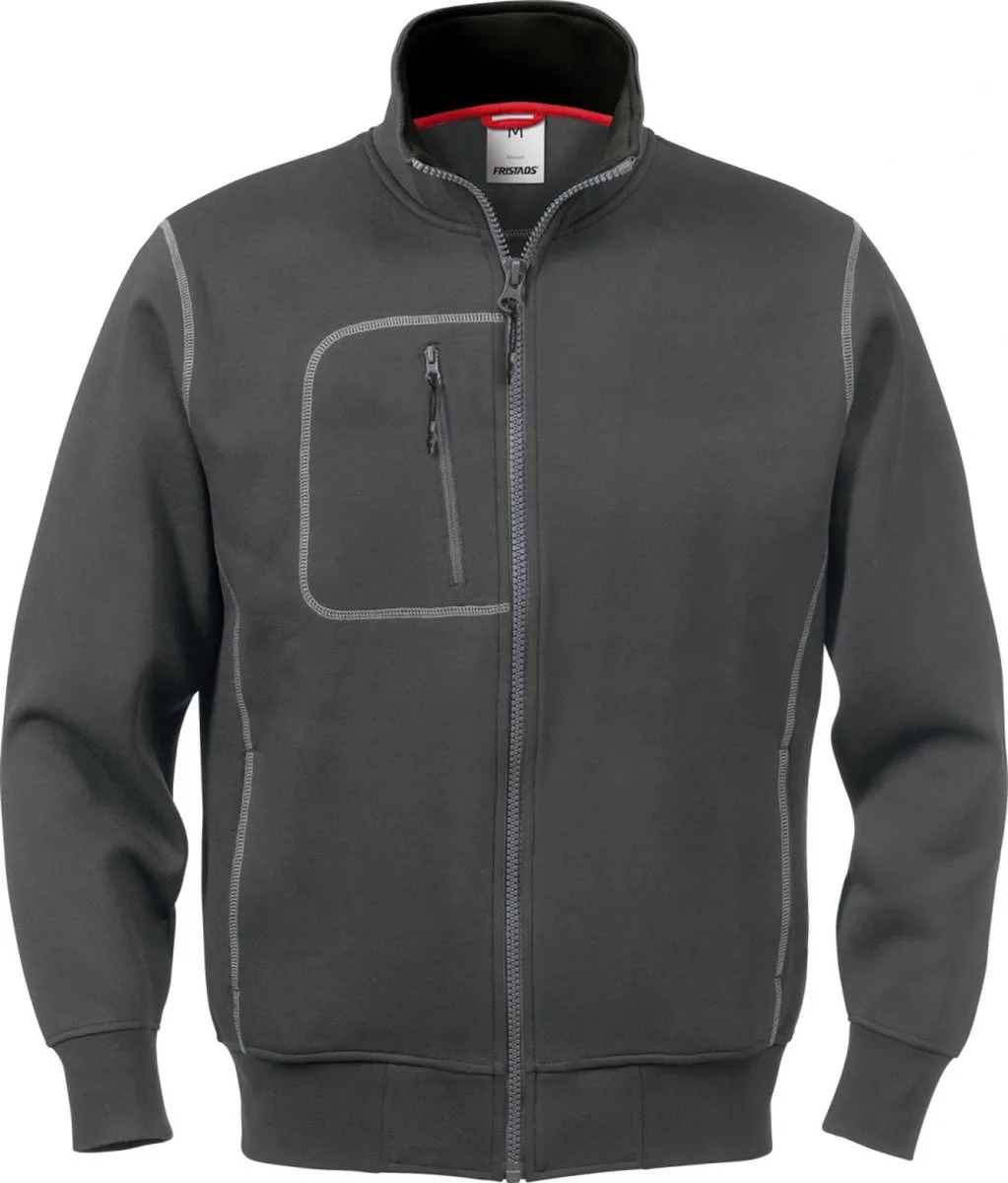 Sweatjack 1747 Df - Donkergrijs de Fristads, Gris foncé, 3XL – image du produit