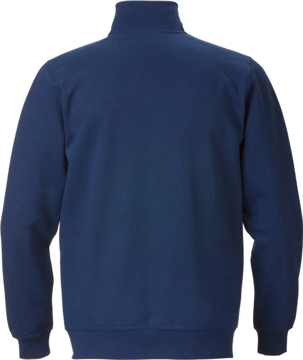Sweatjack 7608 Sm - Donker marineblauw von Fristads, Donker marineblauw, XL – Produktbild