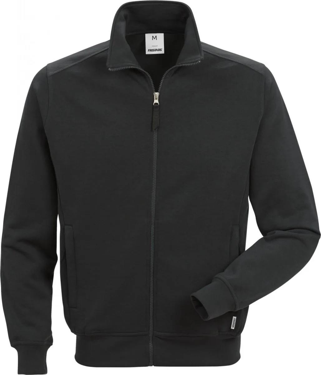 Sweatjack 7608 Sm - Zwart van Fristads, Zwart, L – productafbeelding