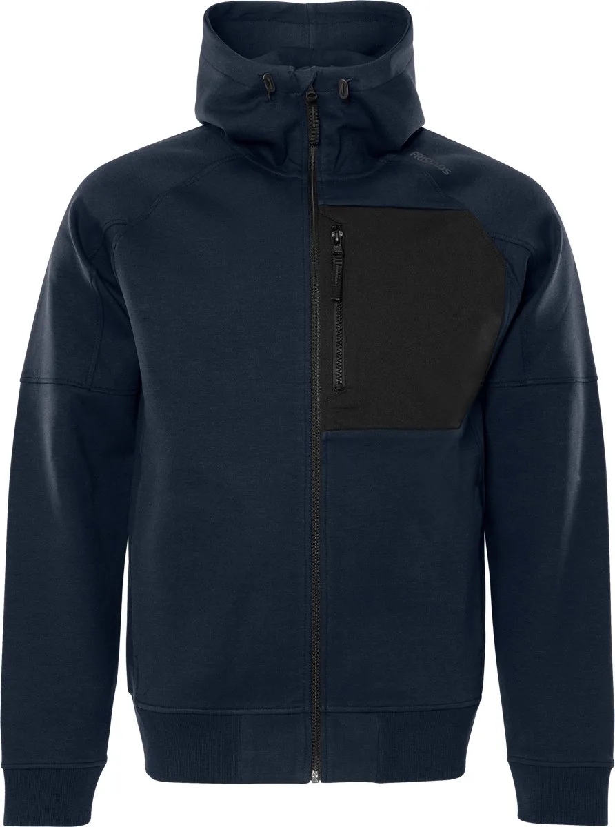 Sweatjack met capuchon 7831 GKI - Donker marineblauw by Fristads, Donker marineblauw, XS – product image