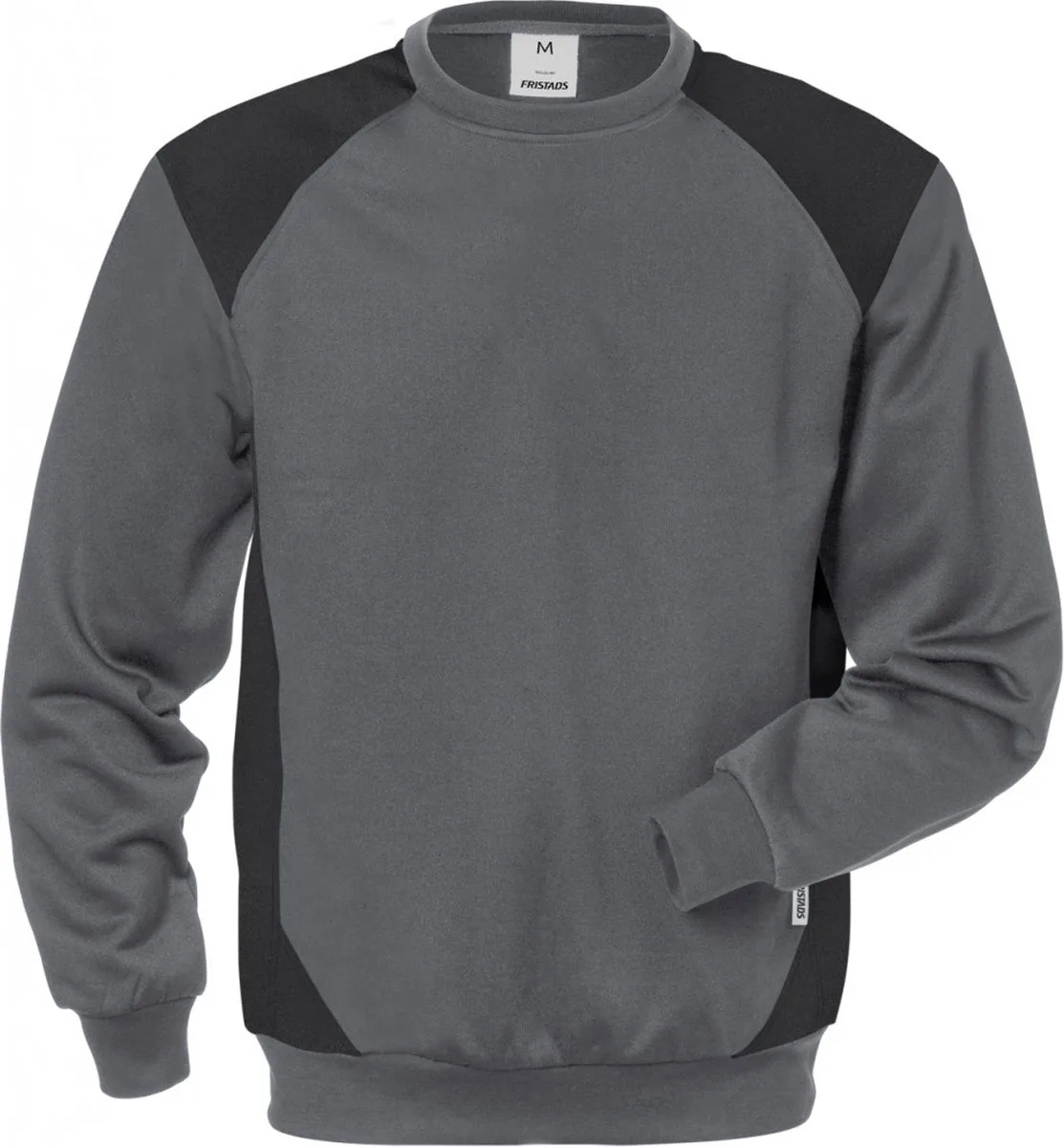 Sweatshirt 7148 Shv - Grijs/Zwart de Fristads, Gris, Noir, S – image du produit